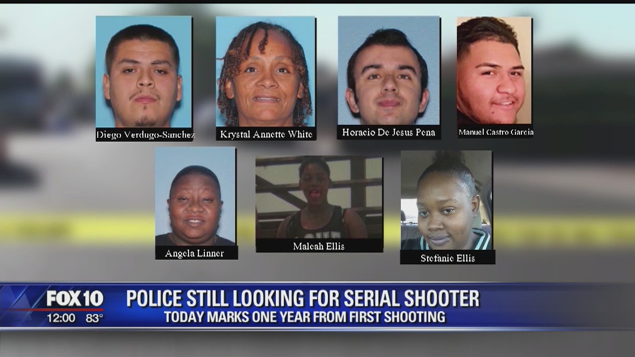 Serial shooter case: 1 year later, no arrests | FOX 10 Phoenix