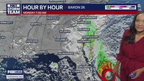 Saturday evening forecast