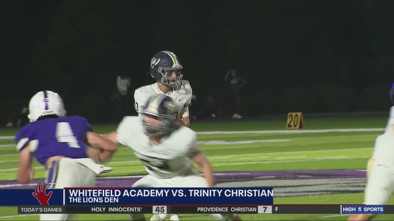 Whitfield Academy vs Trinity Christian