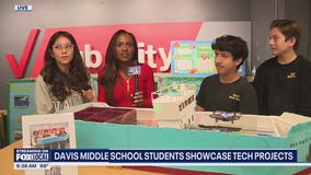 Davis Middle School students showcase tech products