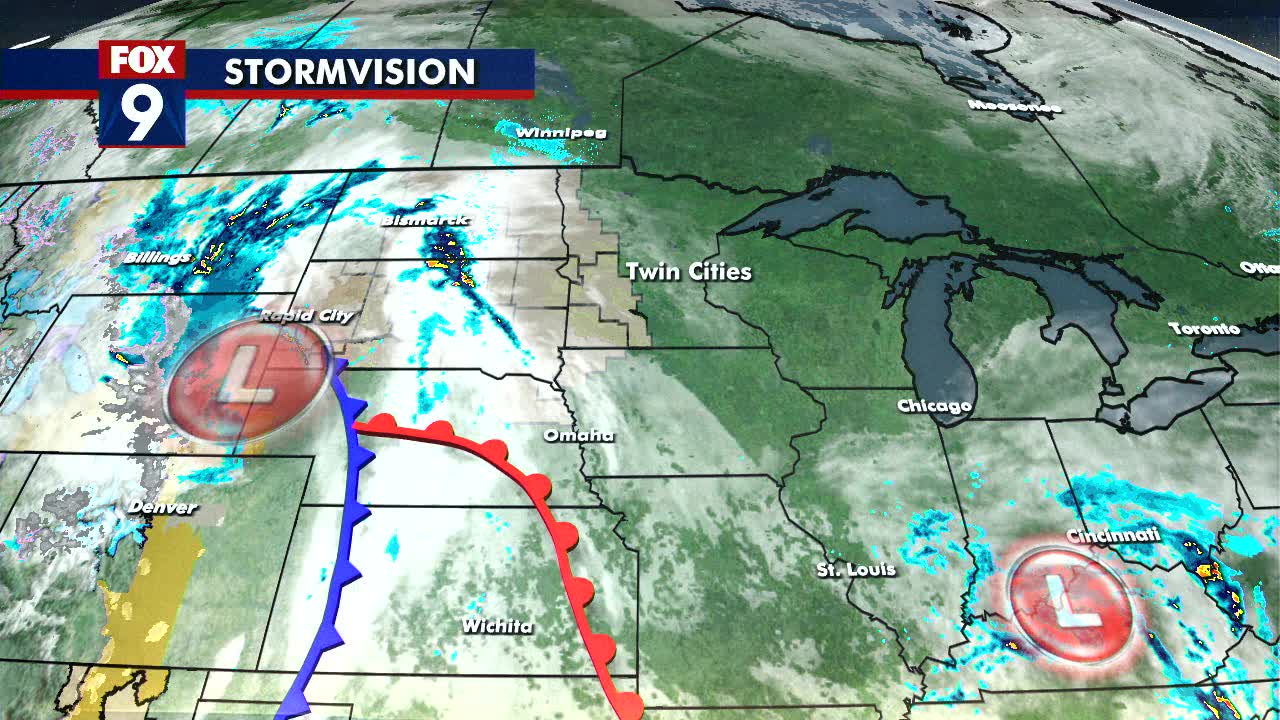 MN weather: Rain Monday night-Tuesday