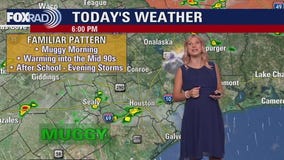 Houston weather: Muggy, hot Thursday in the 90s