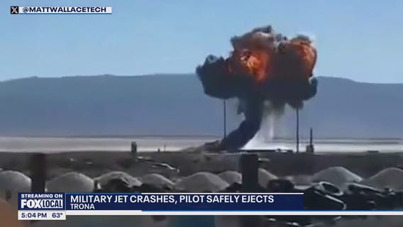 Military jet crashes in SoCal