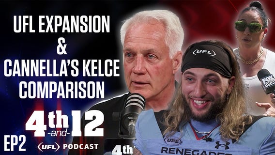 UFL co-owner Dany Garcia, Daryl Johnston | 4th and 12