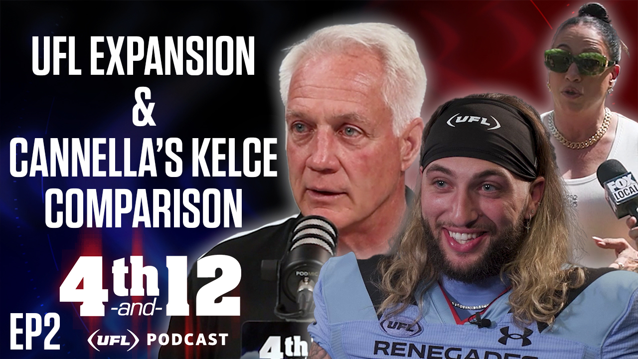 UFL co-owner Dany Garcia, Daryl Johnston | 4th and 12