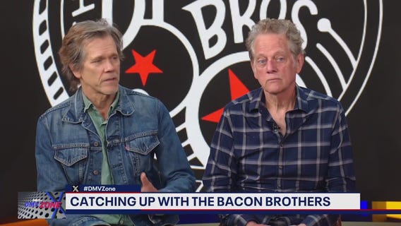 Kevin Bacon and brother Michael Bacon talk concerns of AI and the latest on the strike