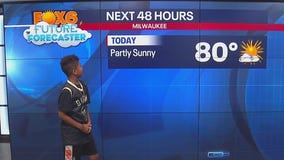 Gerard helps Rob with the weather