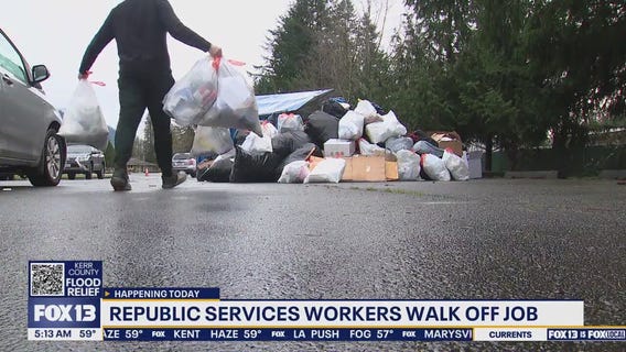 Republic Services workers walk off job