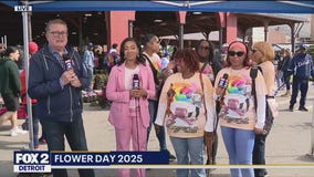 Friends at Flower Day