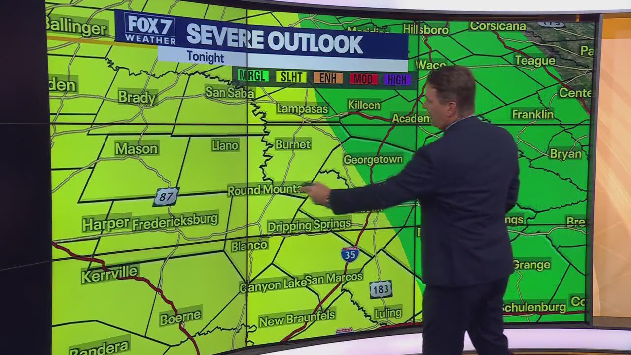 Austin weather: Increasing risk of severe storms