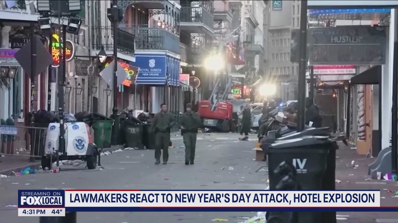 Lawmakers react to New Year's Day attack, hotel explosion