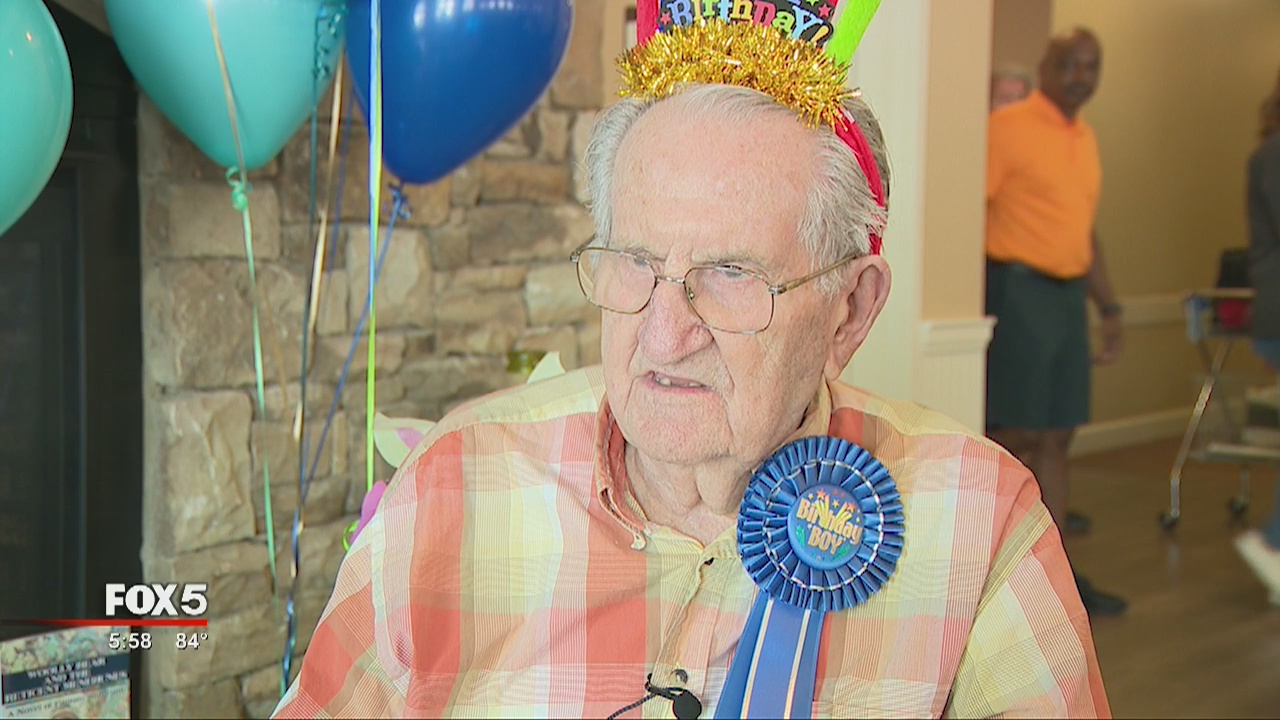 Acworth man turns 100 | FOX 5 Atlanta