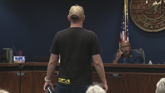 Fiery City Council meeting held in La Marque