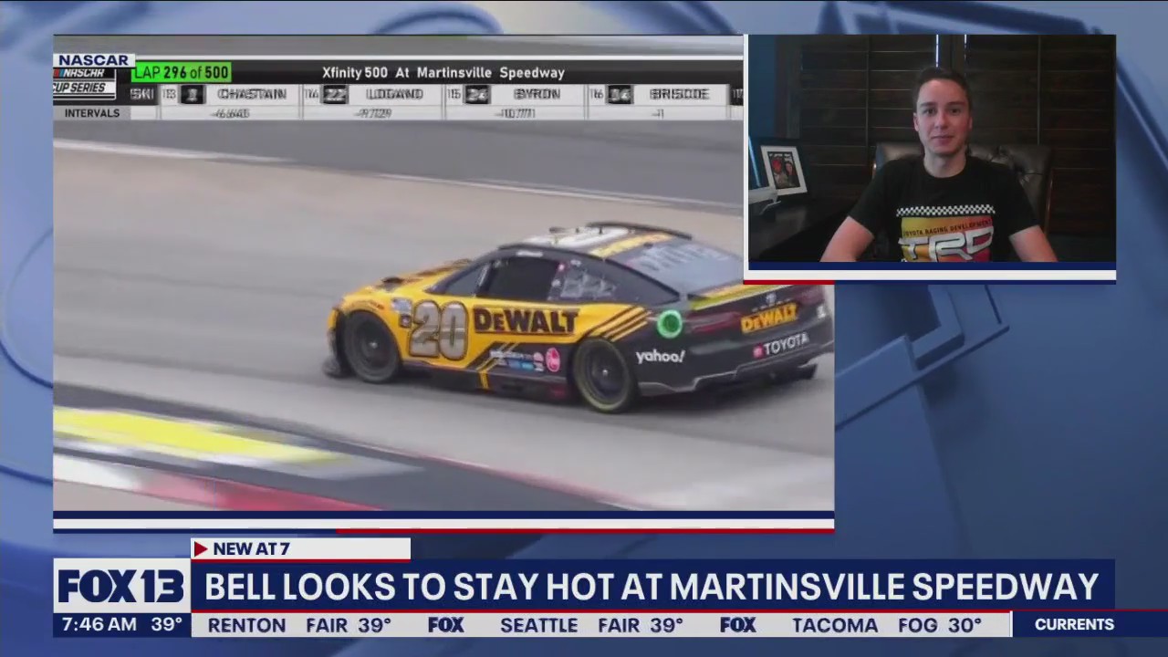 Bell looks to stay hot at Martinsville Speedway