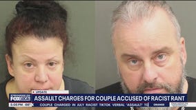 Man, woman charged with assault for 'racist rant'