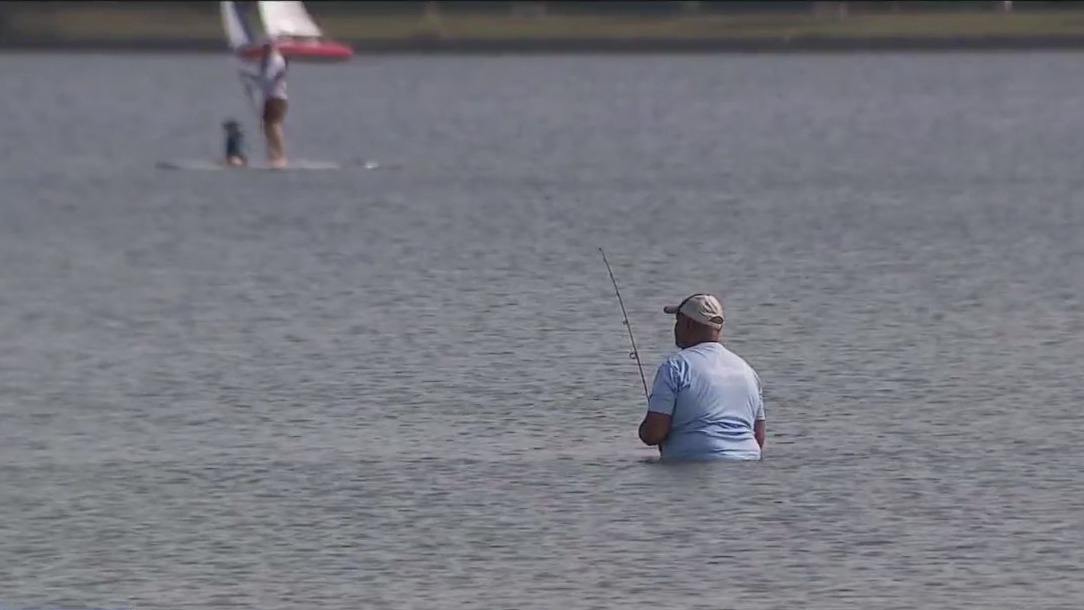Cooling off in the extreme Minnesota heat
