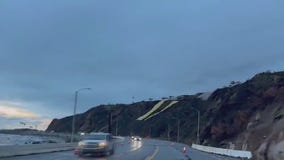 Heavy rain soaks Palisades Fire zone