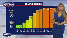 Isolated storm chances later