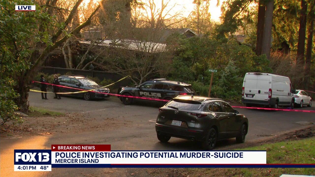 Police investigating potential murder-suicide on Mercer Island