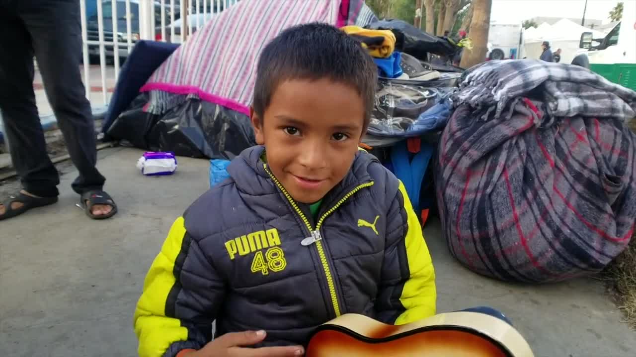 Mexico moves some Central American migrants to new shelter