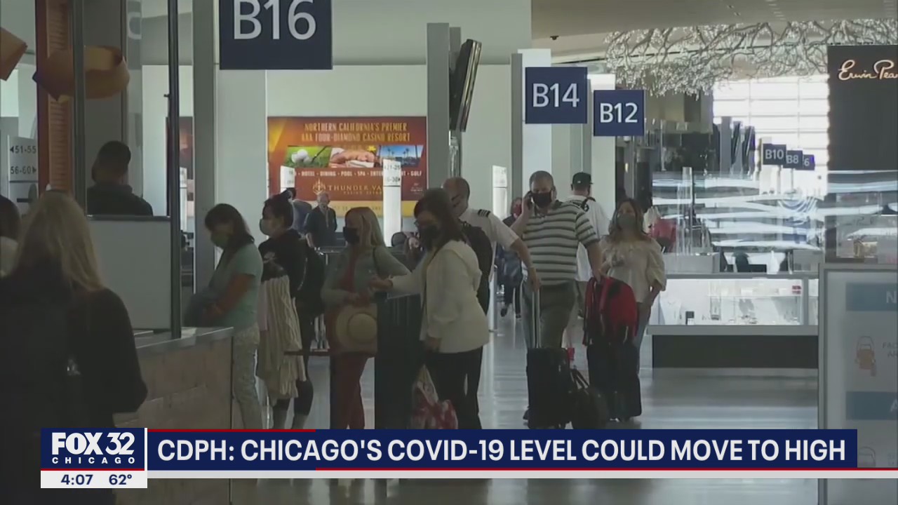 Chicago area's Covid-19 level could move to 'High': health officials