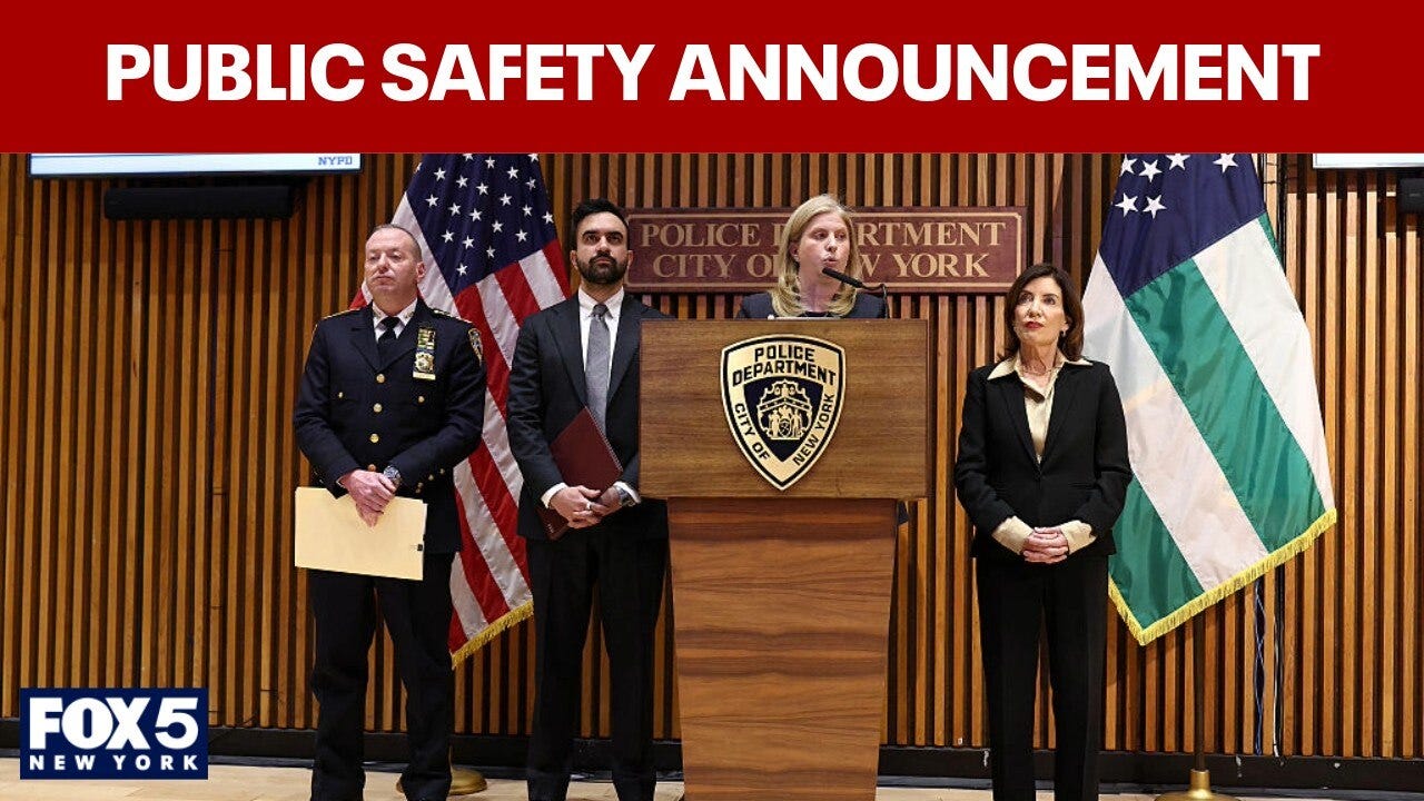 Mamdani, Hochul and Tisch security announcement: FULL VIDEO
