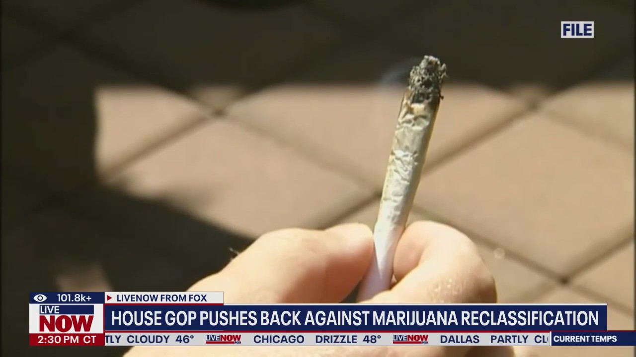 House GOP pushes back against weed reclassification