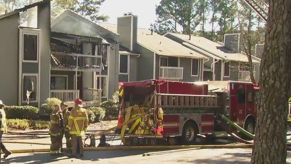 Fire rips through DeKalb County apartment building