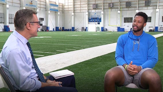 WATCH - Dan Miller goes 1-on-1 with Lions rookie tight end James Mitchell
