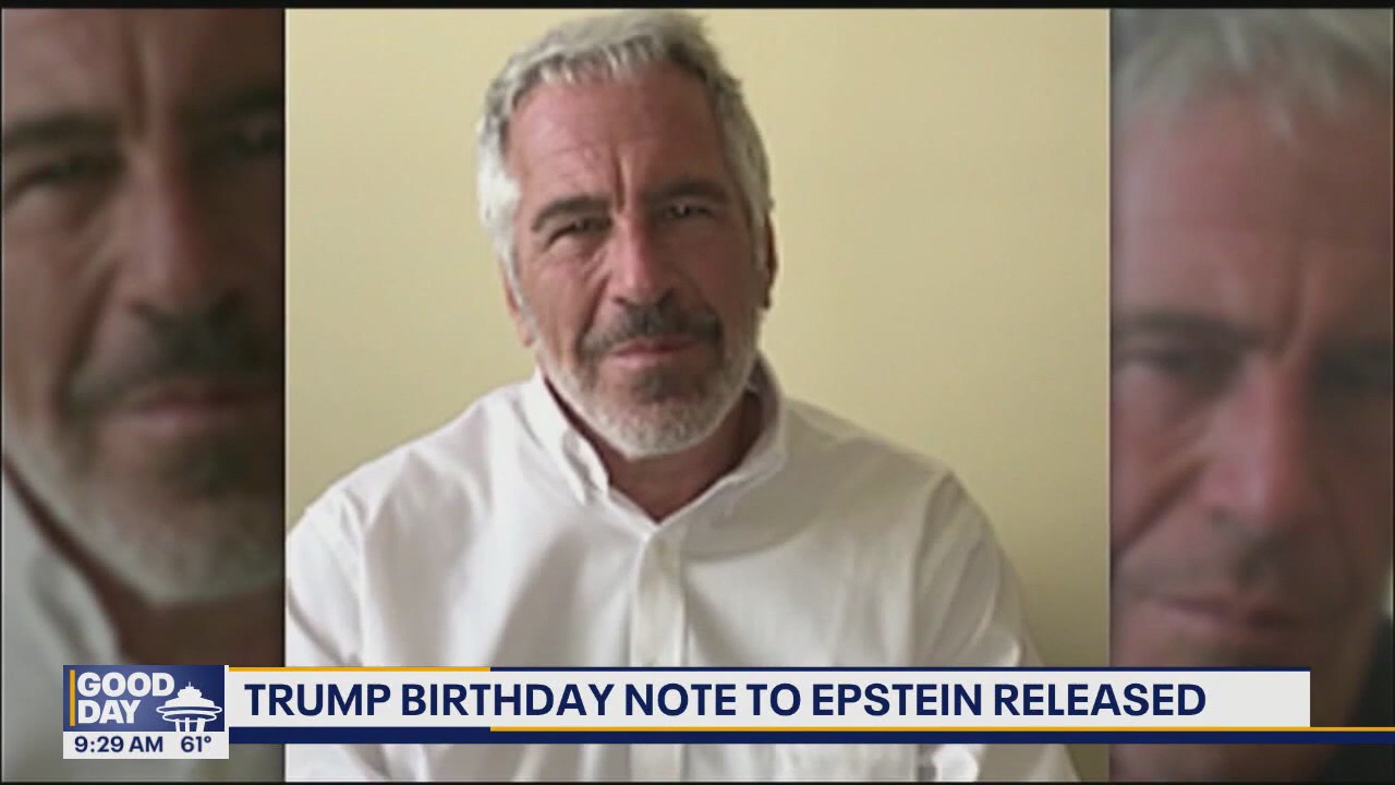 Trump birthday note to Epstein released