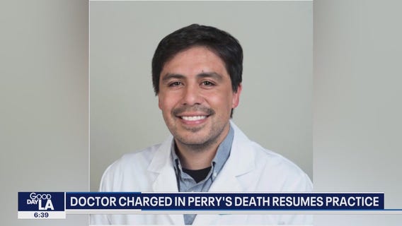 Doctor charged in Perry's death resumes practice