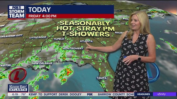 Friday morning weather forecast