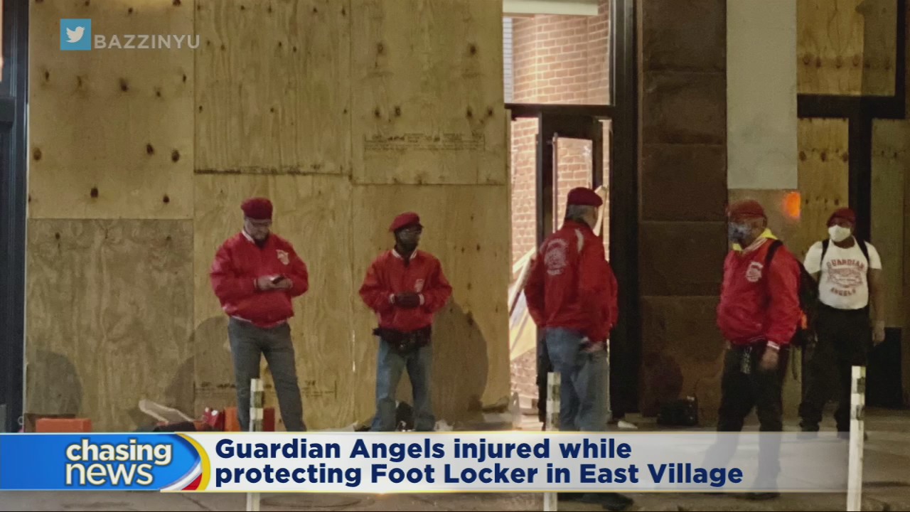 Guardian Angels lock arms to stop looters in East Village