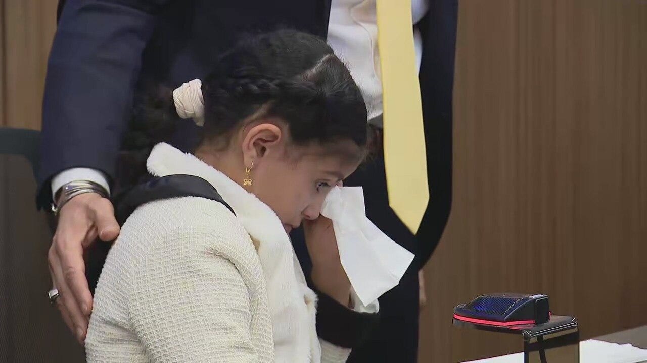 8-year-old girl faces man who slashed her throat in park attack