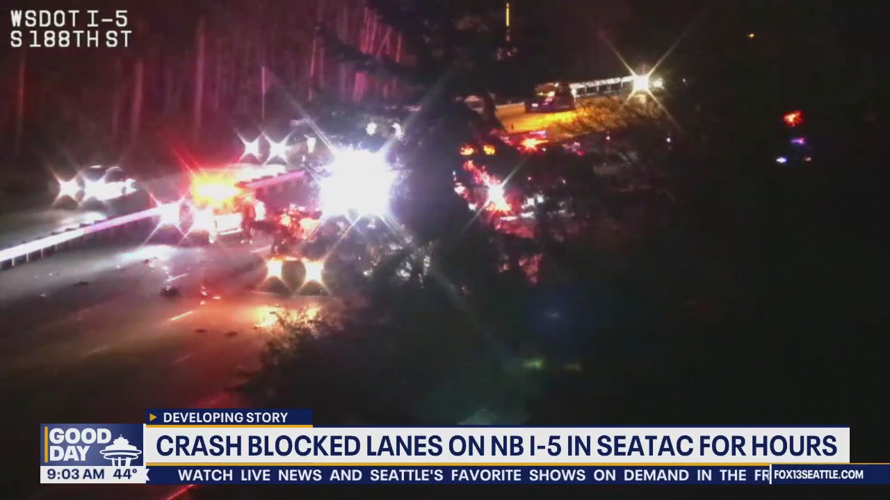 3 people hurt in suspected DUI crash in SeaTac, WA