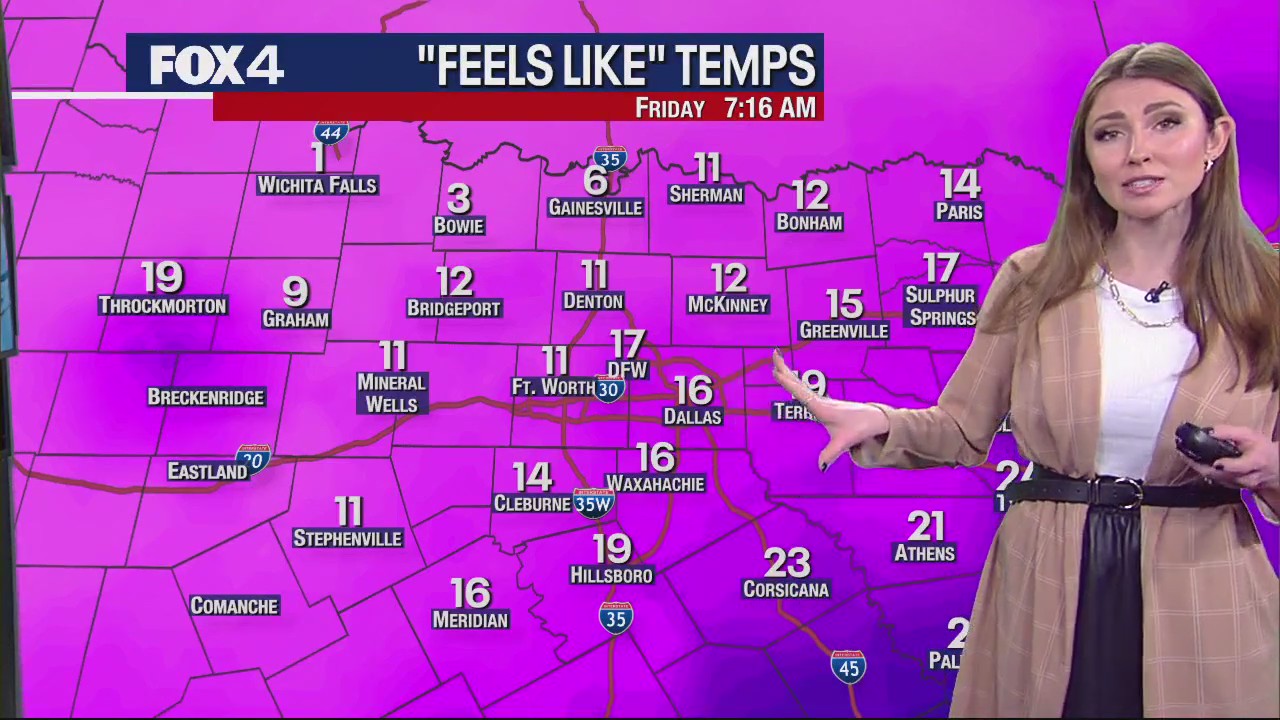 Dallas Weather: Jan. 19 morning forecast