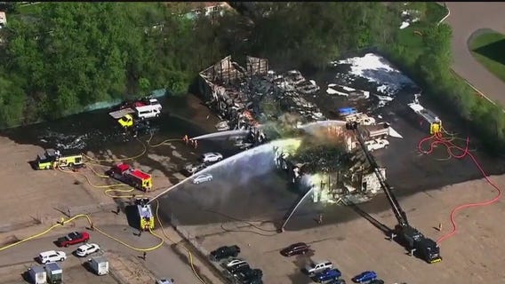 Fire destroys building in Newport