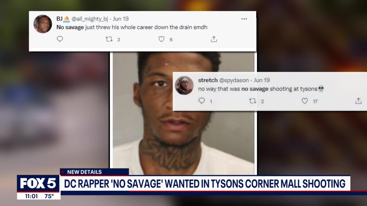 New video shows D.C. rapper accused of firing shots at Va. mall | FOX 5 DC