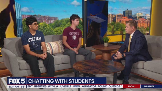 Chatting with students