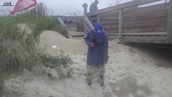Hurricane Erin brings high tides to North Carolina