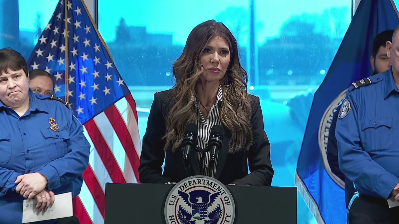 Homeland Security Secretary Kristi Noem News Conference