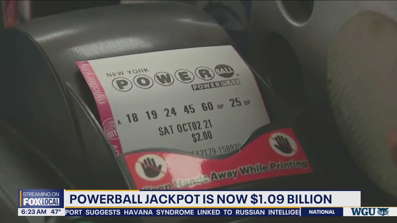 Powerball Jackpot reaches $1.09 billion