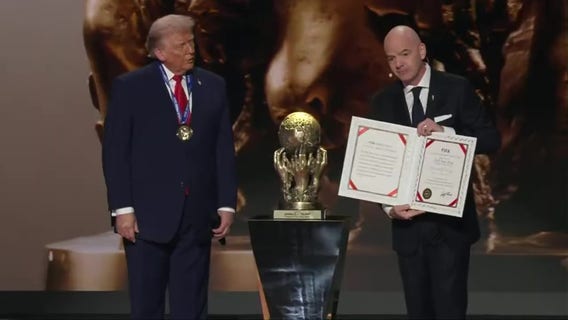 President Trump wins inaugural FIFA Peace Prize