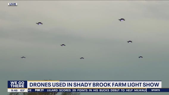 Drones used in local Halloween light show