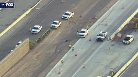 Pedestrian hit by car on Loop 101 on-ramp