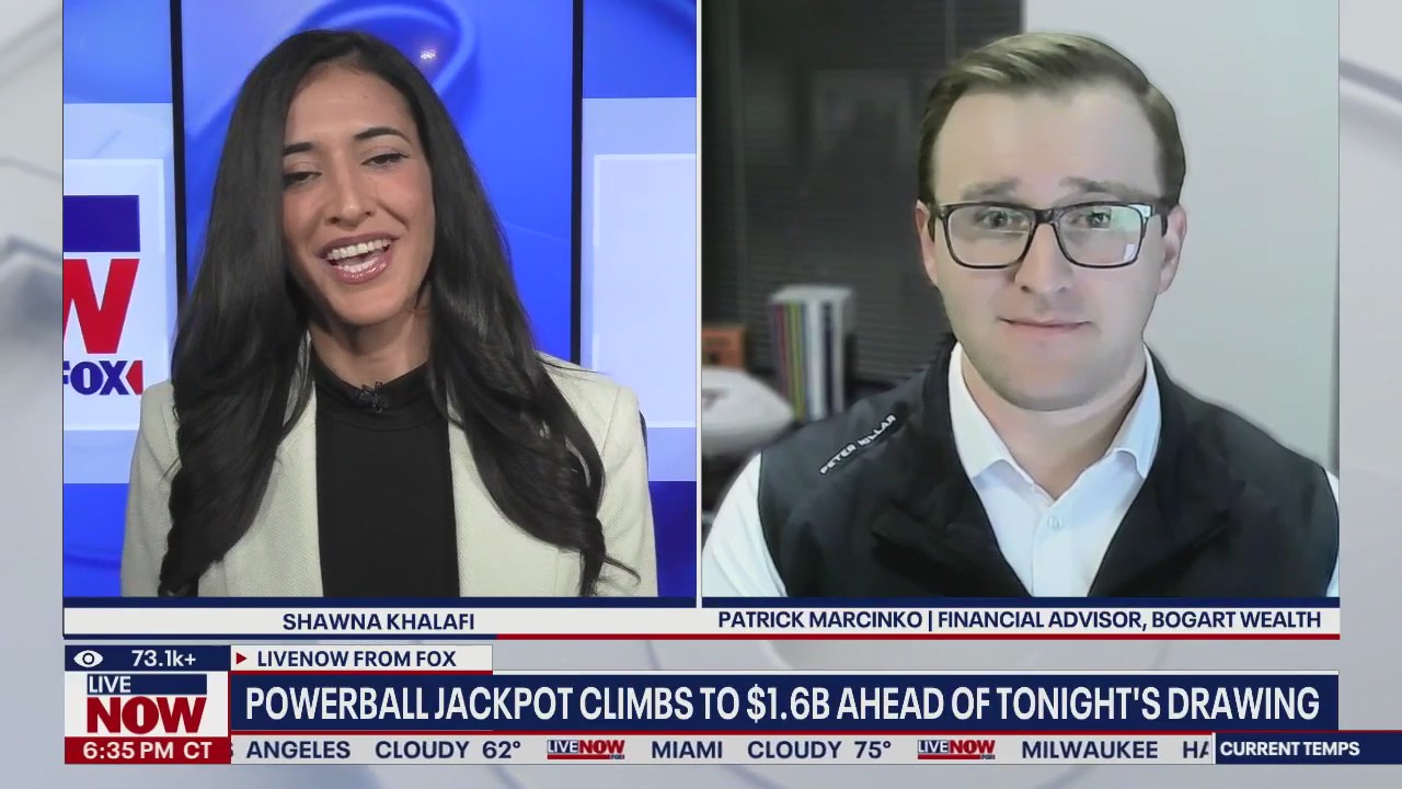 Powerball jackpot climbs to $1.6B