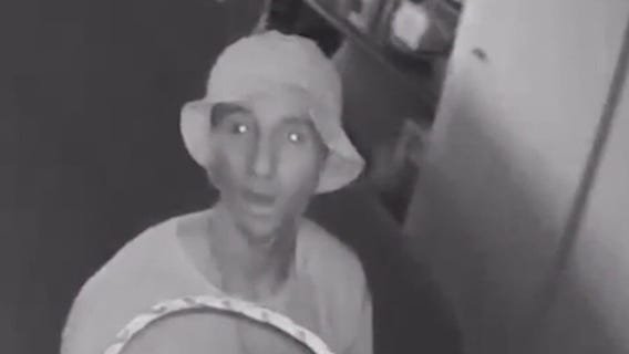 Suspect falls through Glendale home's ceiling