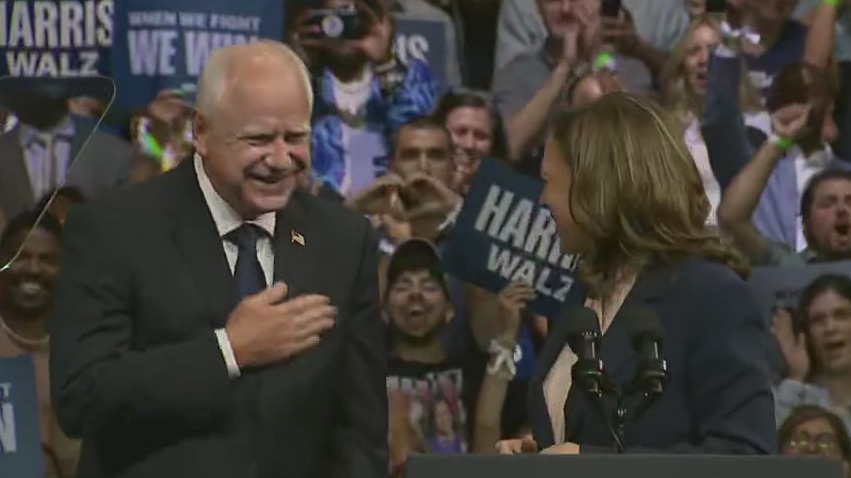 Kamala Harris explains what she saw in Tim Walz | FOX 5 Atlanta