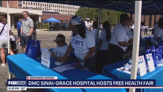 Sinai Grace Hospital free health fair
