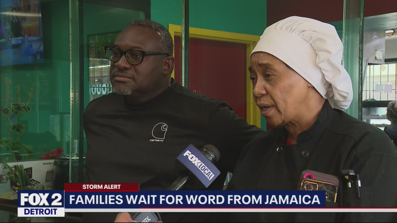 Detroiters with family in Jamaica hope for the best